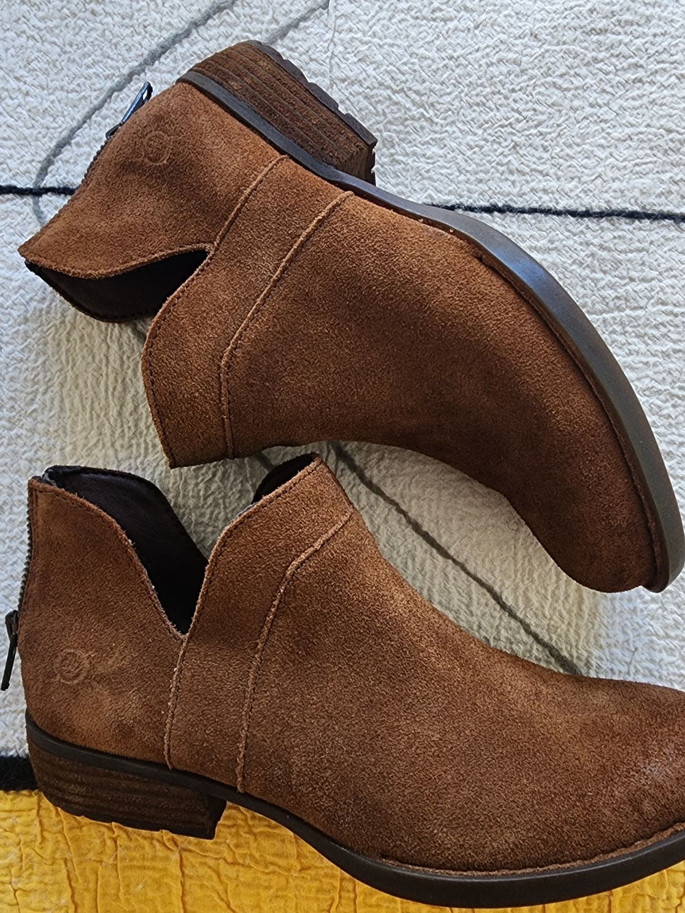 Women's Brown Suede Ankle Boots
